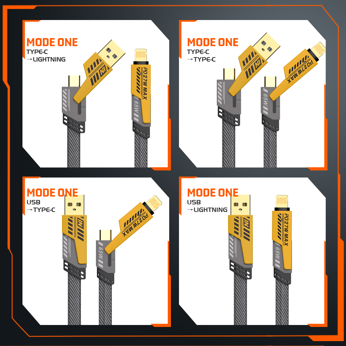 Cable Multicarga 4 en 1 ™